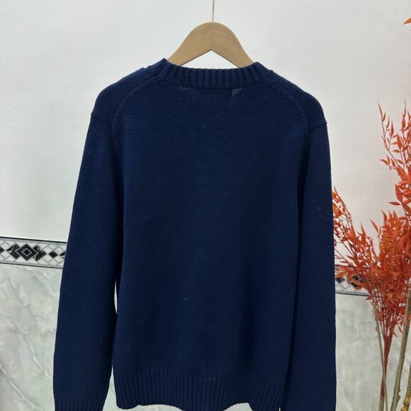 Ralph Lauren Blue Sweater with BearMotif - Picture 8 of 9
